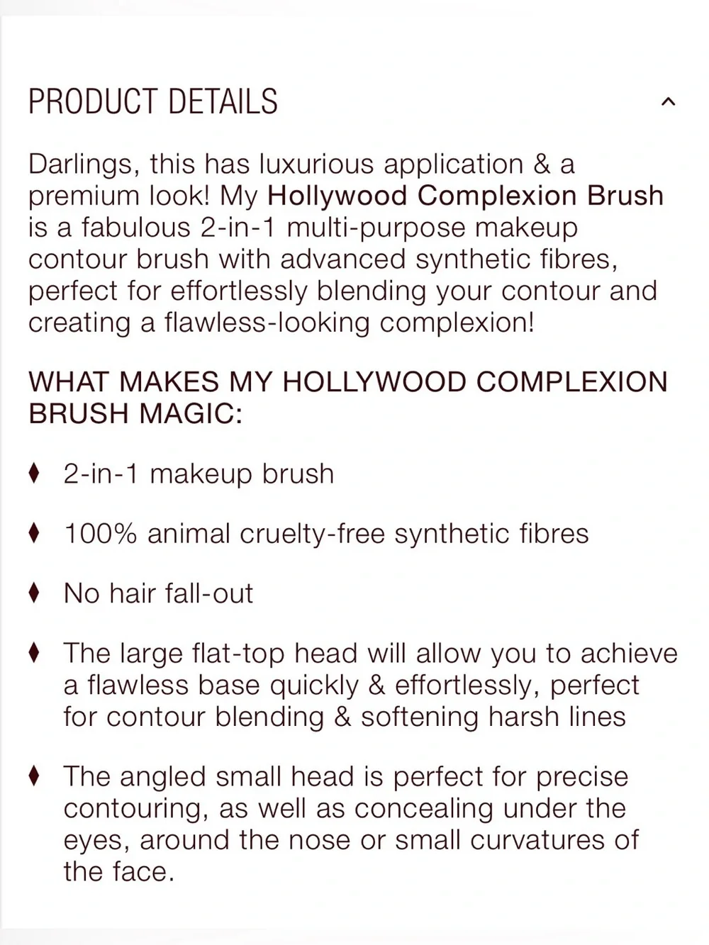 Charlotte Tilbury hollywood complexion brush